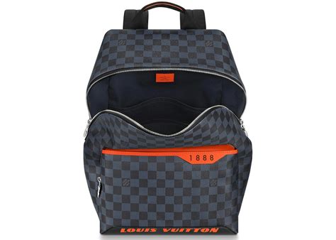 Louis Vuitton Discovery Backpack Damier Cobalt Race PM Blue 